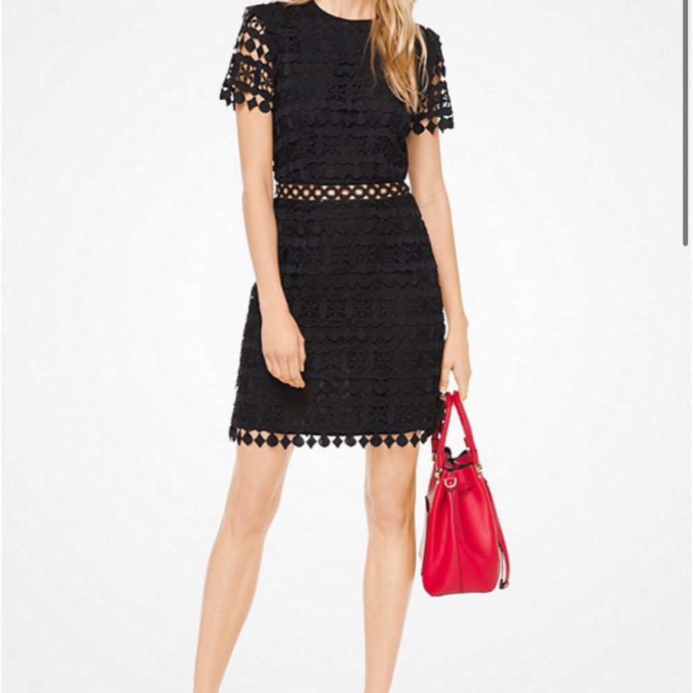 MICHAEL KORS Geometric Lace Dress